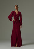 Vestido Bordeaux