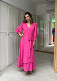 Chemise Caroline Crepe Rosa